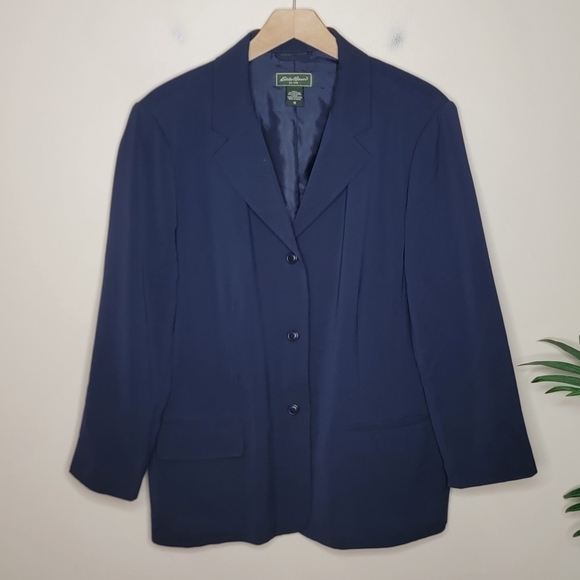 Eddie Bauer | Dark Navy Blue Blazer - Picture 1 of 5